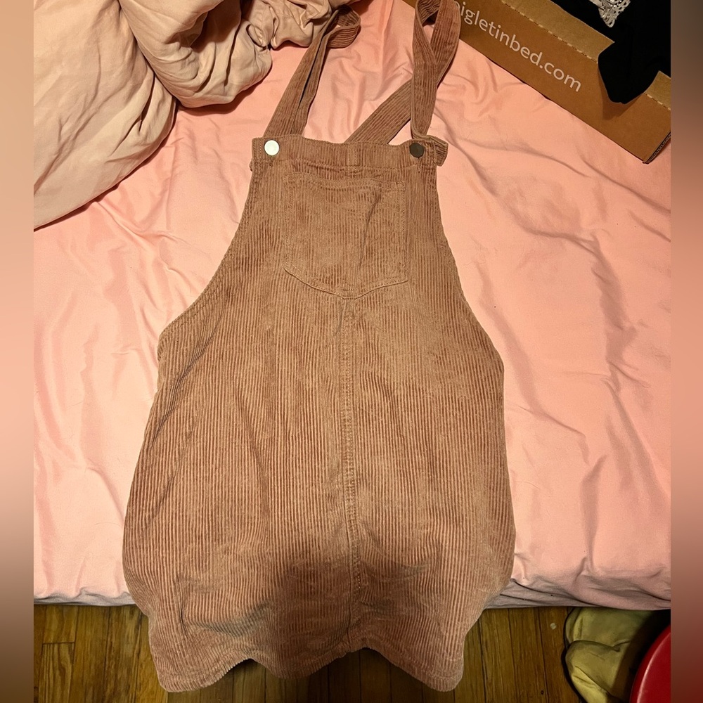 Forever 21 Corduroy Jumper Dress Size Small